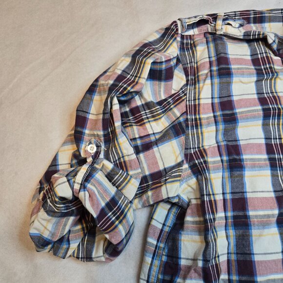 Ecko Unltd Mens Plaid Button-Up‎ Shirt 3X Cotton Long Sleeve Multicolor - Picture 11 of 12